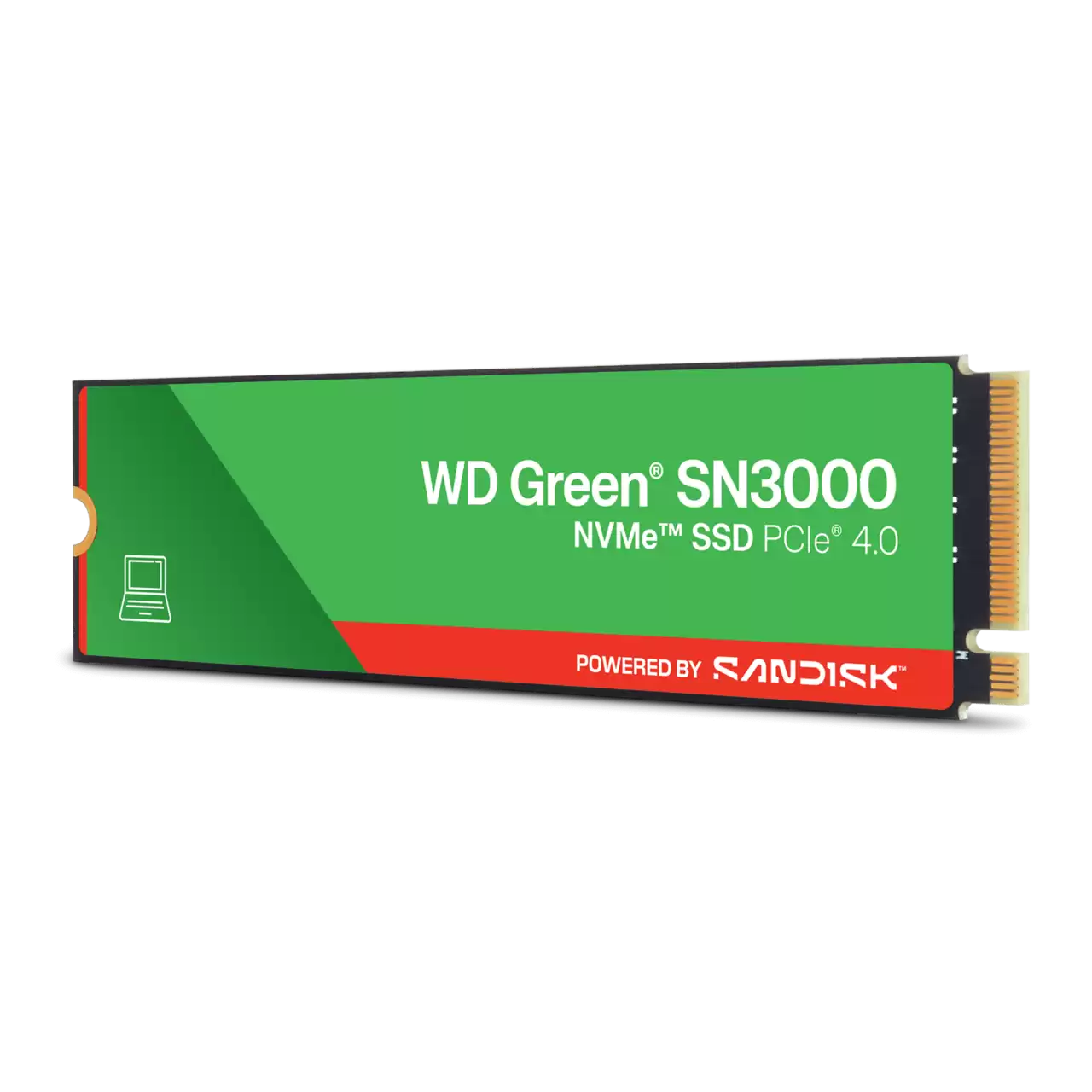 Вътрешни SSD SANDISK WD Green SN3000 NVMe SSD 1TB M.2 2280 POWERED BY SANDISK