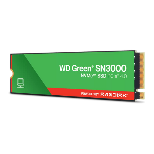 Вътрешни SSD SANDISK WD Green SN3000 NVMe SSD 2TB M.2 2280 POWERED BY SANDISK