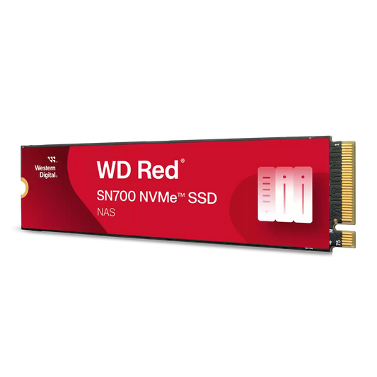 Вътрешни SSD SANDISK WD Red SSD SN700 NVMe 2TB M.2 2280 PCIe Gen3 8Gb/s internal drive for NAS devices POWERED BY SANDISK